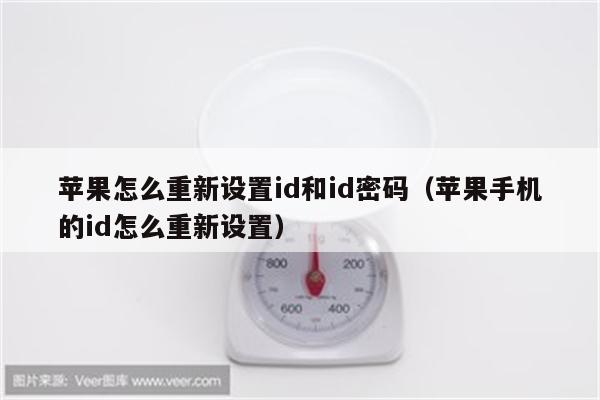 苹果怎么重新设置id和id密码（苹果手机的id怎么重新设置）