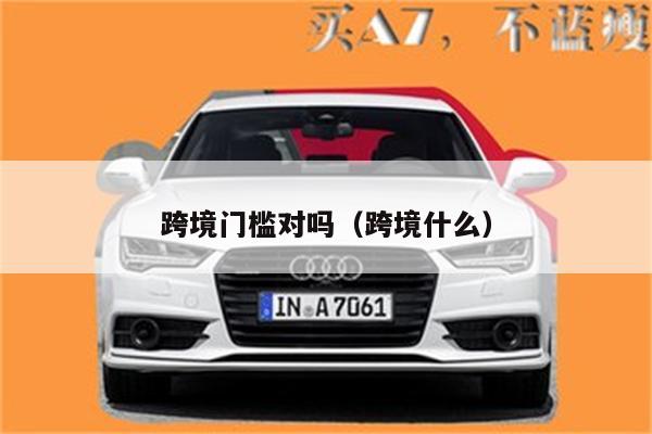 跨境门槛对吗（跨境什么）