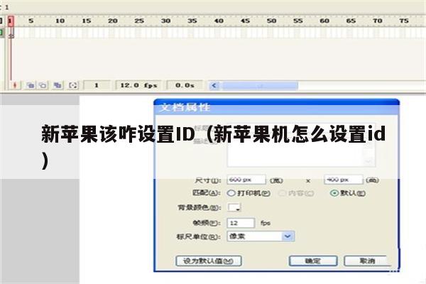 新苹果该咋设置ID（新苹果机怎么设置id）