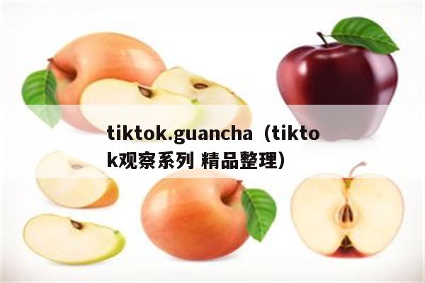 tiktok.guancha（tiktok观察系列 精品整理）