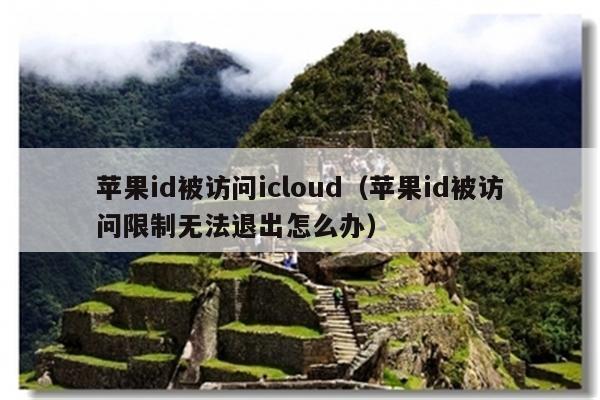 苹果id被访问icloud（苹果id被访问限制无法退出怎么办）