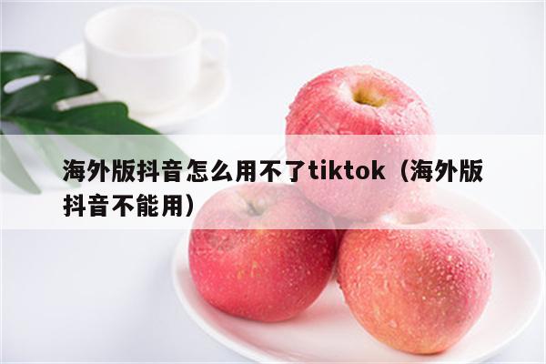 海外版抖音怎么用不了tiktok（海外版抖音不能用）