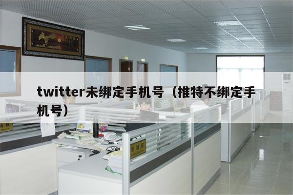 twitter未绑定手机号（推特不绑定手机号）