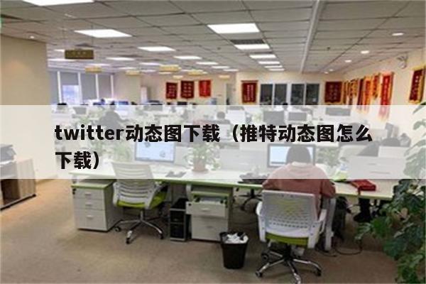 twitter动态图下载（推特动态图怎么下载）