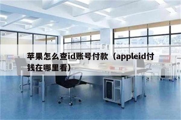 苹果怎么查id账号付款（appleid付钱在哪里看）