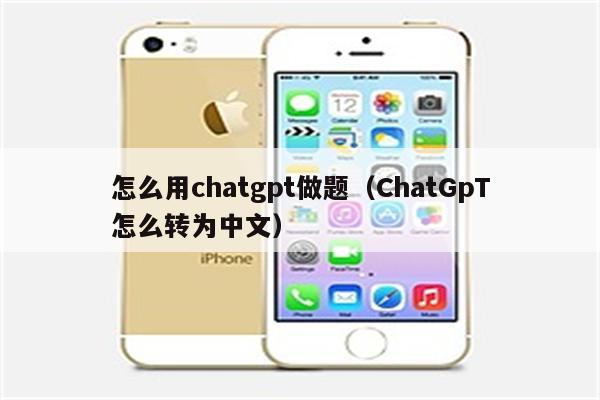 怎么用chatgpt做题（ChatGpT怎么转为中文）