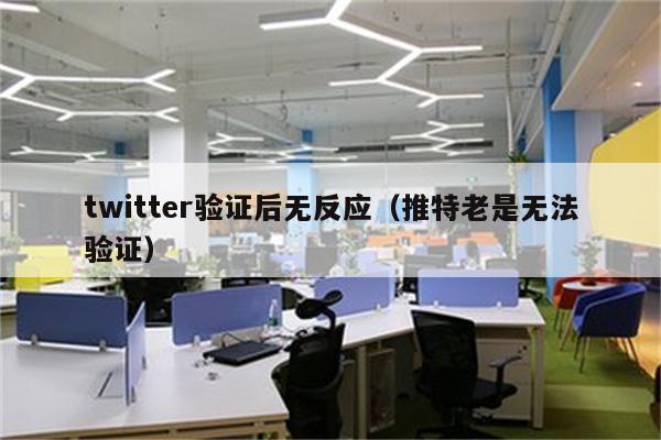 twitter验证后无反应（推特老是无法验证）