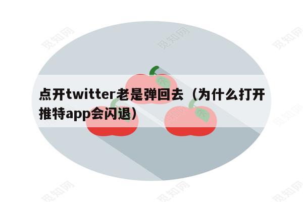 点开twitter老是弹回去（为什么打开推特app会闪退）