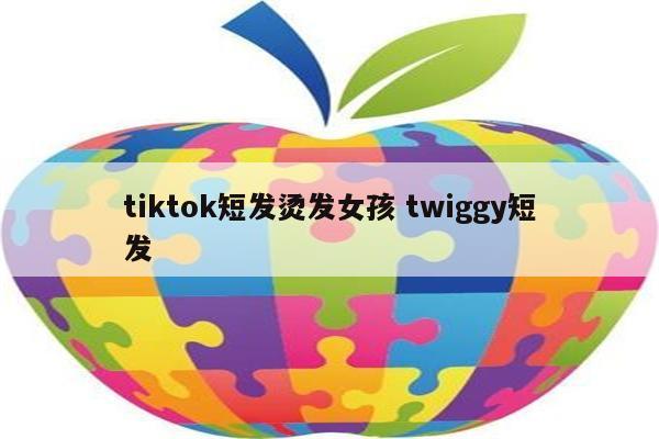 tiktok短发烫发女孩 twiggy短发