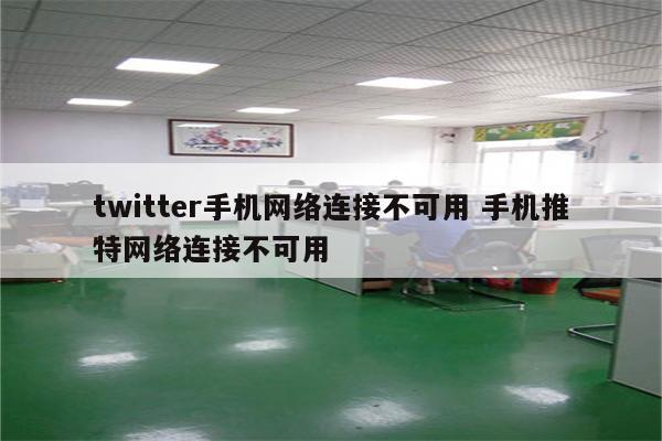 twitter手机网络连接不可用 手机推特网络连接不可用