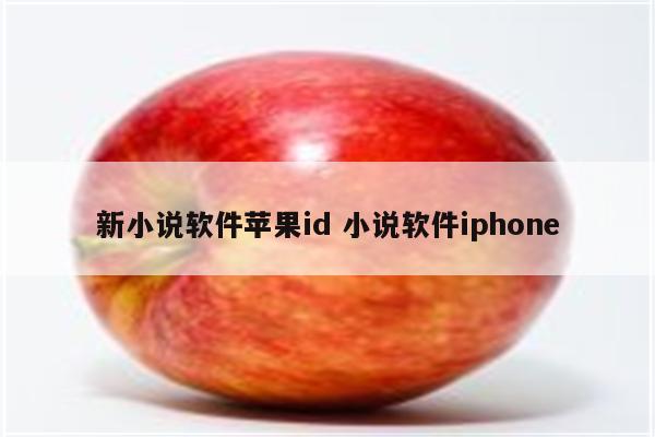 新小说软件苹果id 小说软件iphone