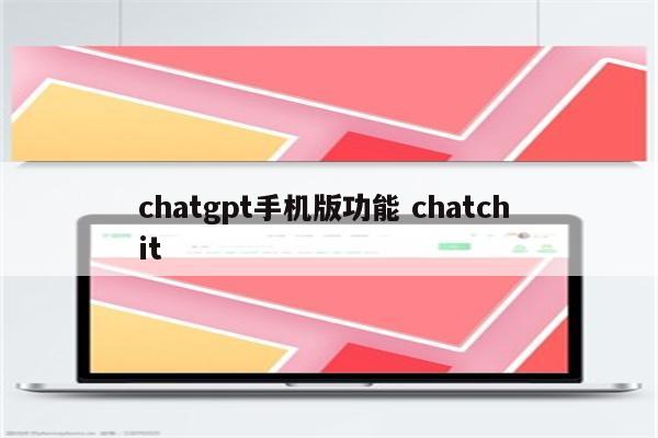 chatgpt手机版功能 chatch it