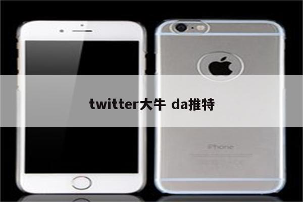 twitter大牛 da推特