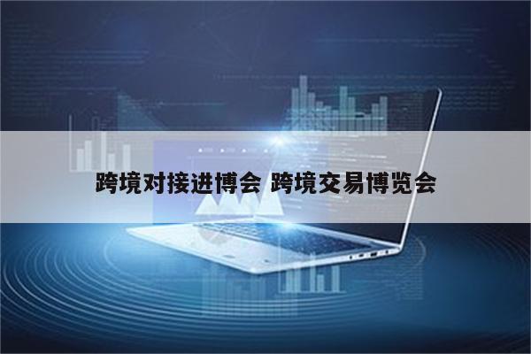 跨境对接进博会 跨境交易博览会