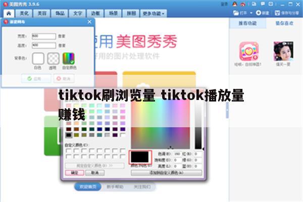 tiktok刷浏览量 tiktok播放量赚钱