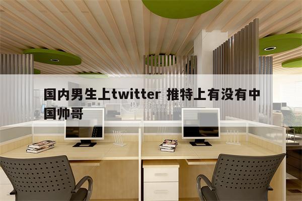 国内男生上twitter 推特上有没有中国帅哥