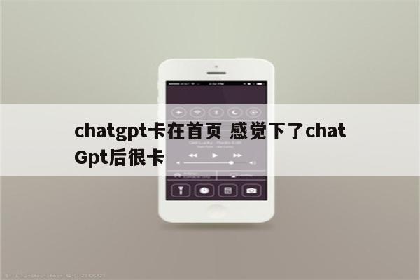 chatgpt卡在首页 感觉下了chatGpt后很卡