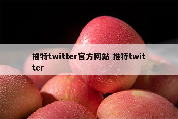 推特twitter官方网站 推特twitter