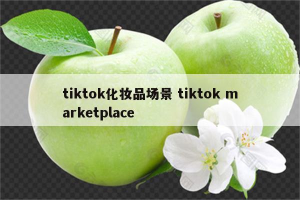 tiktok化妆品场景 tiktok marketplace