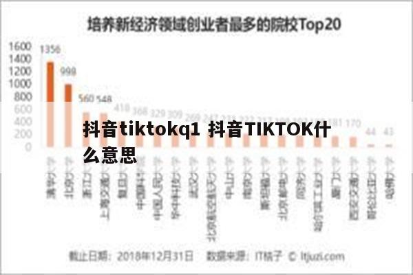 抖音tiktokq1 抖音TIKTOK什么意思