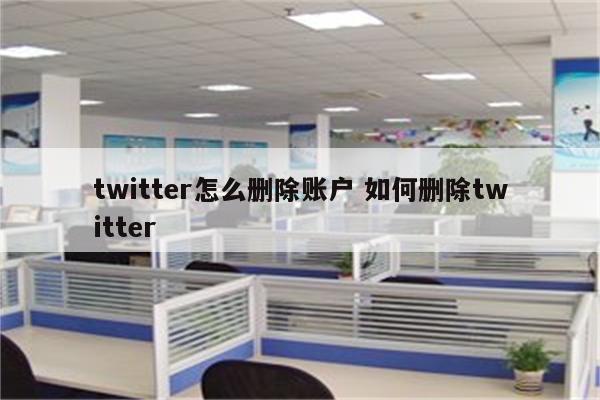 twitter怎么删除账户 如何删除twitter