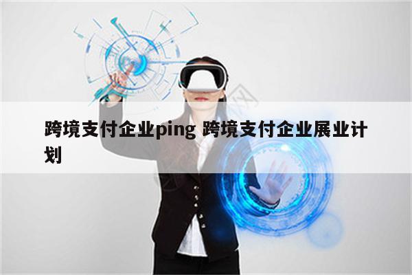 跨境支付企业ping 跨境支付企业展业计划