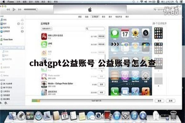 chatgpt公益账号 公益账号怎么查