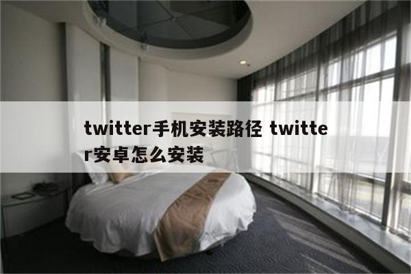 twitter手机安装路径 twitter安卓怎么安装