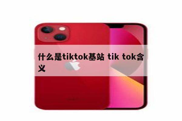 什么是tiktok基站 tik tok含义