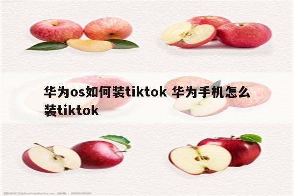 华为os如何装tiktok 华为手机怎么装tiktok