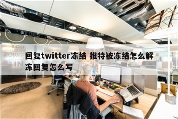 回复twitter冻结 推特被冻结怎么解冻回复怎么写