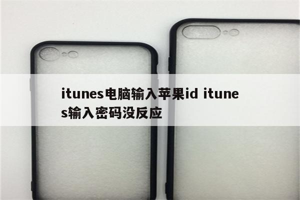 itunes电脑输入苹果id itunes输入密码没反应