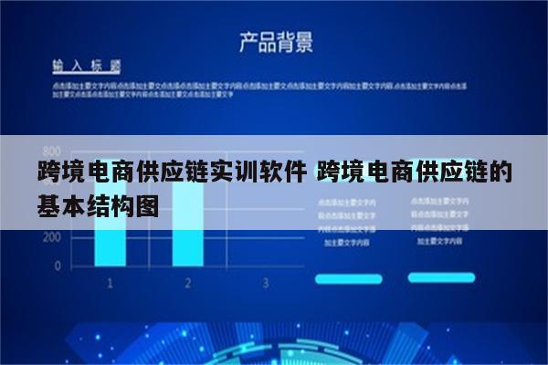 跨境电商供应链实训软件 跨境电商供应链的基本结构图