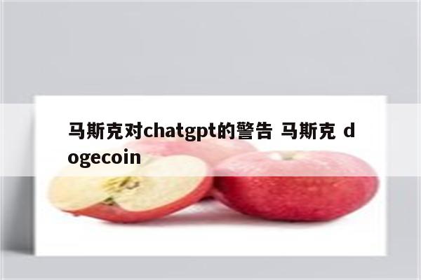 马斯克对chatgpt的警告 马斯克 dogecoin