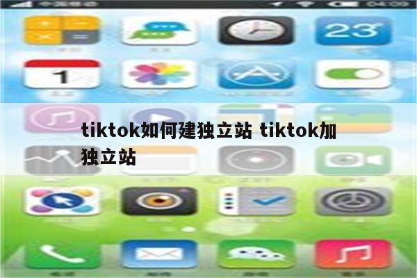 tiktok如何建独立站 tiktok加独立站