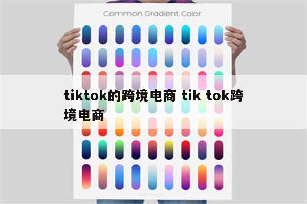 tiktok的跨境电商 tik tok跨境电商