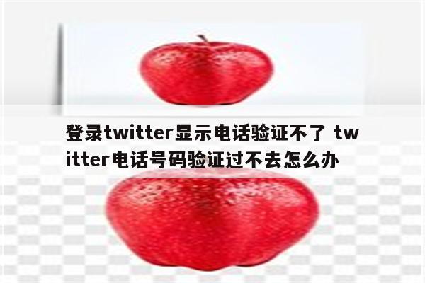 登录twitter显示电话验证不了 twitter电话号码验证过不去怎么办