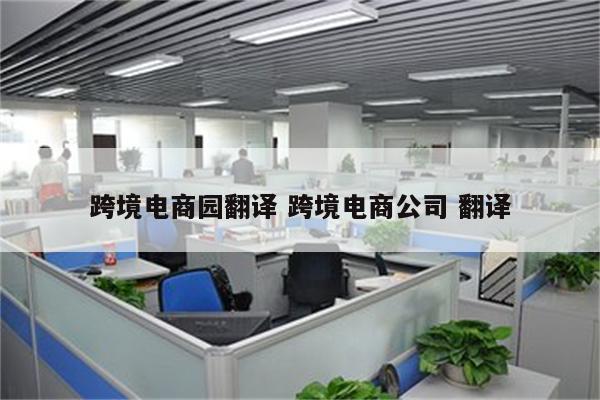 跨境电商园翻译 跨境电商公司 翻译