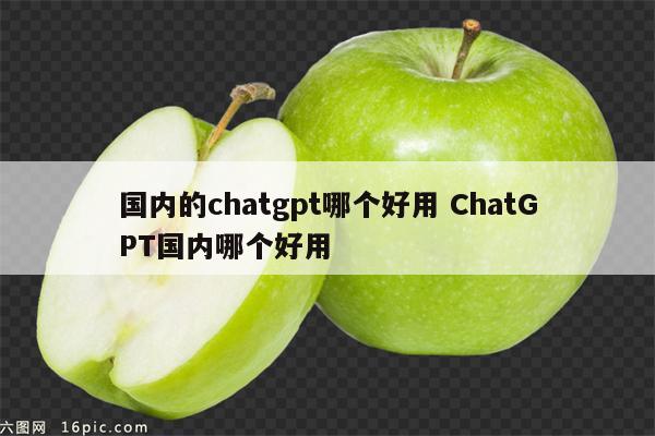 国内的chatgpt哪个好用 ChatGPT国内哪个好用