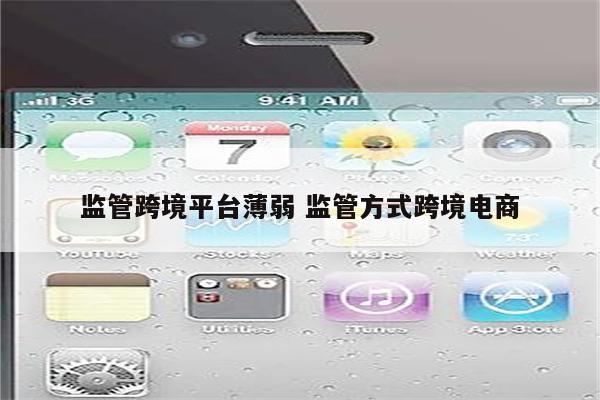 监管跨境平台薄弱 监管方式跨境电商