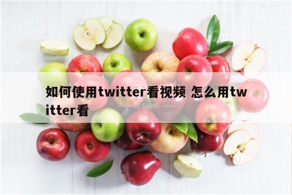 如何使用twitter看视频 怎么用twitter看