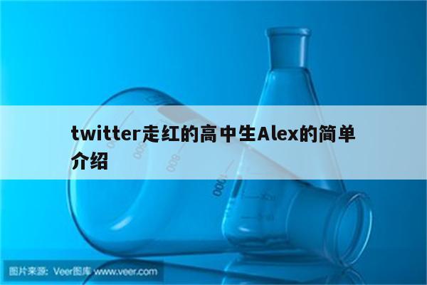 twitter走红的高中生Alex的简单介绍