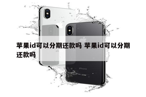 苹果id可以分期还款吗 苹果id可以分期还款吗