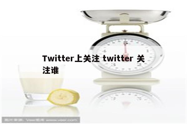 Twitter上关注 twitter 关注谁