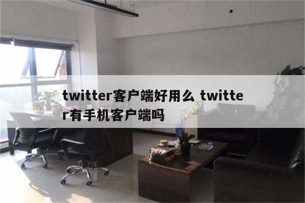 twitter客户端好用么 twitter有手机客户端吗