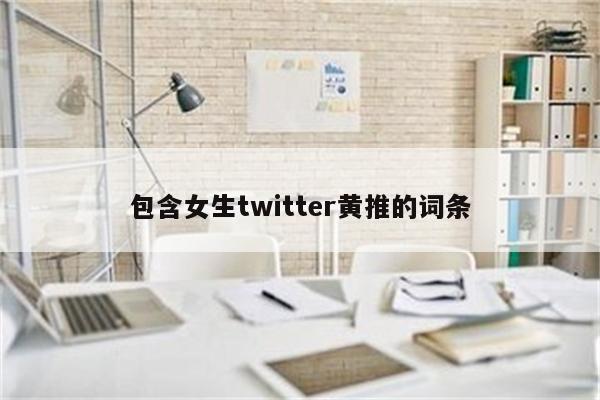 包含女生twitter黄推的词条