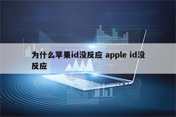 为什么苹果id没反应 apple id没反应