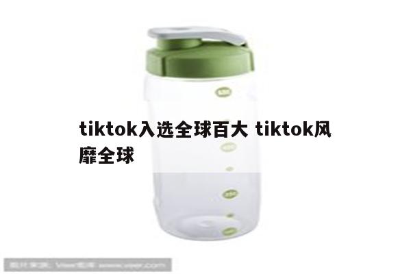 tiktok入选全球百大 tiktok风靡全球