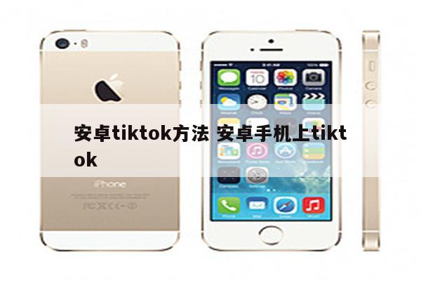 安卓tiktok方法 安卓手机上tiktok