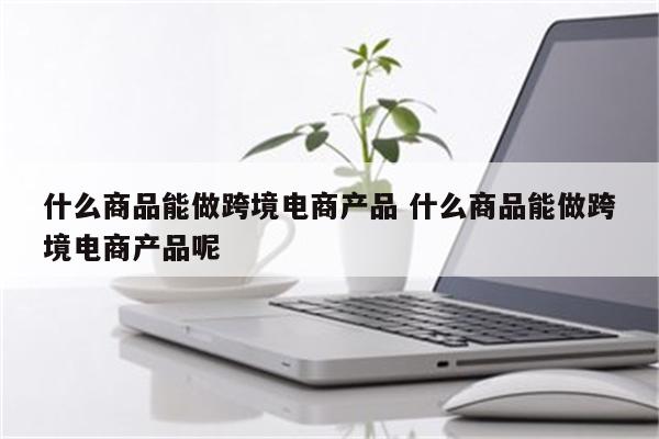 什么商品能做跨境电商产品 什么商品能做跨境电商产品呢